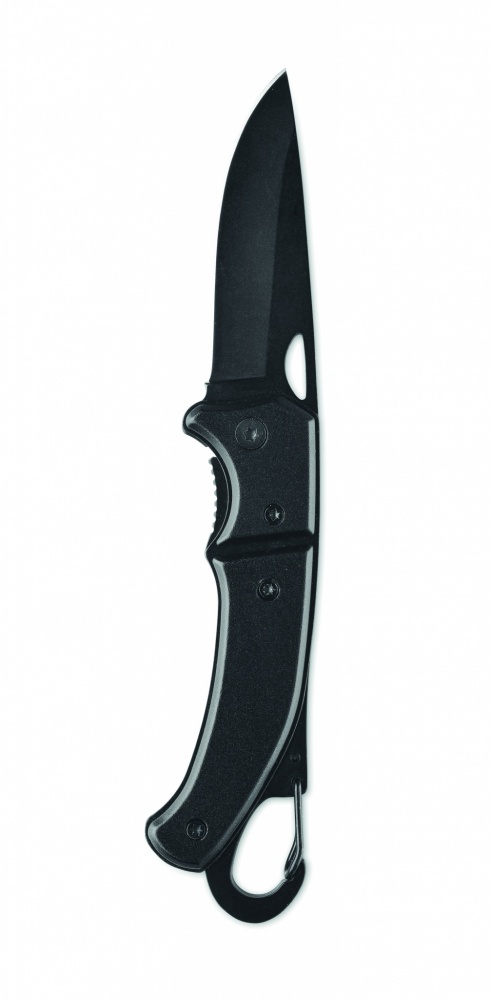 Logo trade promotional giveaways picture of: Aluminium foldable knife